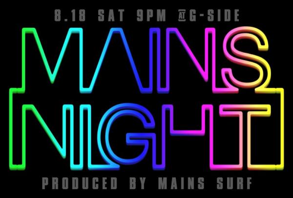 mainssurf's tweet photo. 8.18(sat) Mains☆Night @-G-side まであと8日！ http://t.co/vL5O6EUs