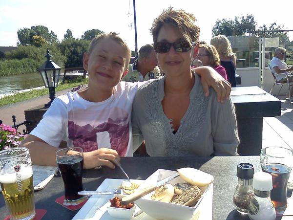 Hee een terras zonder muggen :-)  #vakantie #bontehaas