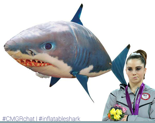 ThatCasualMatt's tweet photo. #inflatableshark RT @themiddle: Whipped this up for all you #cmgr out there. "McKayla is not impressed." #cmgrchat http://t.co/YuLBCJ0h