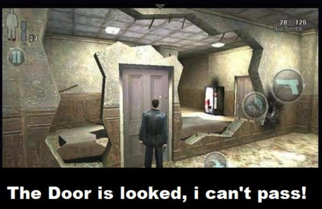 KonbiniFr's tweet photo. YOU SHALL NOT PASS #GameFrustration http://t.co/bxF3oatK