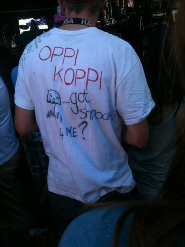 assetMJ's tweet photo. Got shrooms for me? Only @oppikoppifest  #JHBLive http://t.co/okPMOglg