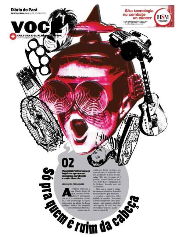 thisradiotrash's tweet photo. Já conferiu o Caderno Você do Diário do Pará hoje? Tem Mongoloid Festival! http://t.co/lQzQKuEX