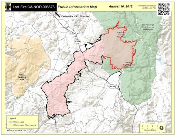 LostFireBLM's tweet image. #LostFireBLM perimeter map 08/10/12 AM #LostFire