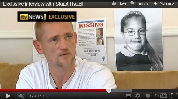 theJeremyVine's tweet photo. This is Stuart Hazell. Wanted by police in connection with the death of #TiaSharp aged 12. Call 999 if you see him http://t.co/4lHc2D5v