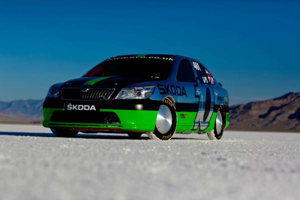SKODAUK_Media's tweet image. It only seems like yesterday. Good luck to everyone competing at #Bonneville #SpeedWeek2012.