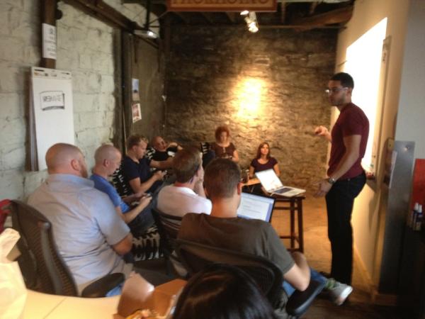 IdeaFrame's tweet photo. Wannado pitches at FLO. @michaelrburcham @jsfoundry @YngProfessional http://t.co/aLbcU6rc