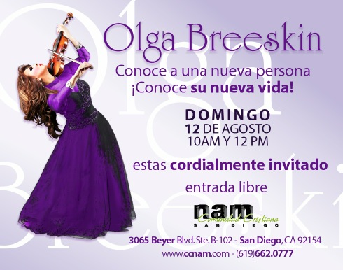LinoLopez's tweet photo. ¡Este Domingo! Les invito a  Nam para escuchar lo que Dios a hecho en Olga Breeskin http://t.co/9eKzqvQ1