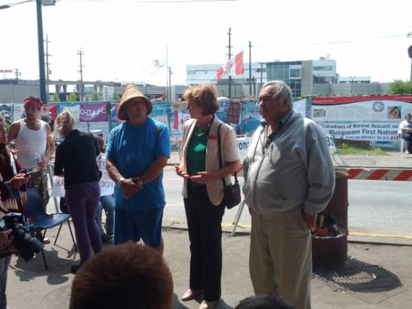 cusnaum's tweet photo. Joyce Murray speaking @cusnaum #musqeam #vancouver http://t.co/vmLG9skg