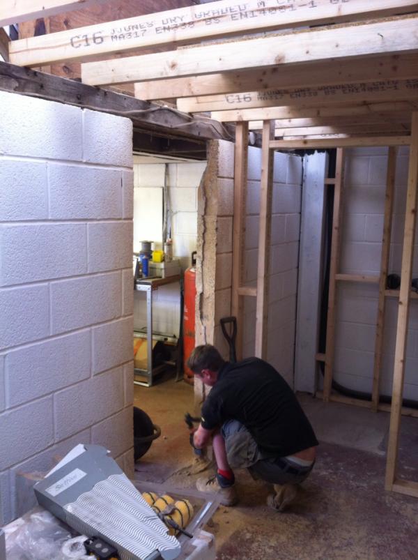 mdsiteservices's tweet photo. Lads hard at work creating the new office and kitchen space #hard graft http://t.co/KPOWfNBZ