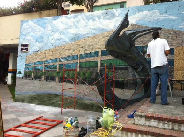 SSPMGDL's tweet photo. RT @Bernigutierrez  @pacoayon gracias a ti y un saludo y ojalá veas que bonitos murales pintan los grafiteros http://t.co/eU1Mp9Cg