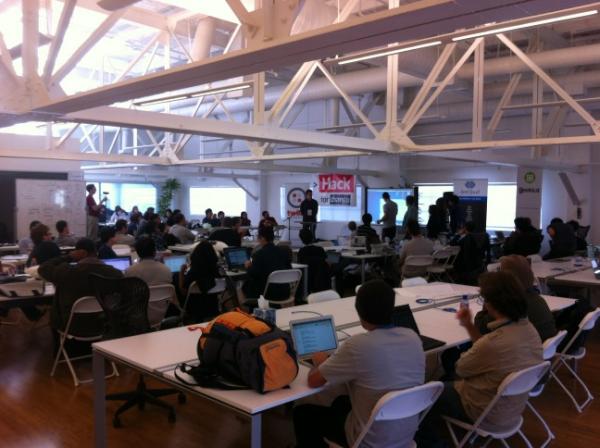 drnugent's tweet photo. #hackforchange presentations at @change http://t.co/0PSOn2XP