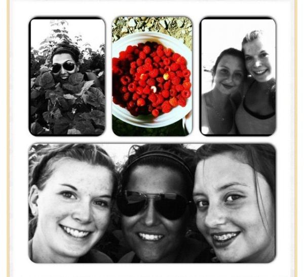 Sambam_05's tweet image. Lovely people &amp;amp; luscious raspberries #raspberrypicking #summerdays