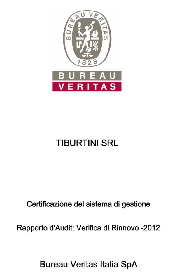 TiburtiniSrl's tweet photo. 27/07/12 Abbiamo superato brillantemente la prova di rinnovo della certificazione Ambientale ISO 14001 http://t.co/1Y1nHB2q