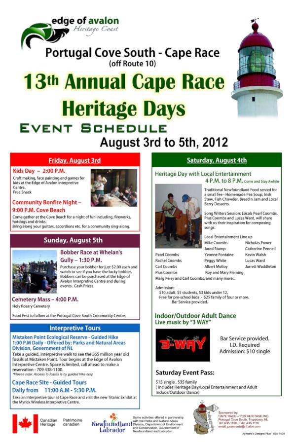 edgeofavalon's tweet photo. Be Sure To Visit Us Here At The Edge of Avalon for Our 13th Annual Cape Race Days! Bring A Friend! http://t.co/Lbie3xrU