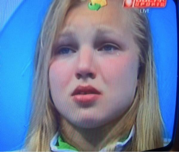 liisawinkler's tweet photo. Amazinggggg 15 yr old Lithuanian girl wins first ever swimming gold for her country!!!! Ruta Meilutyte is a child!!! http://t.co/k1VE7Qqz