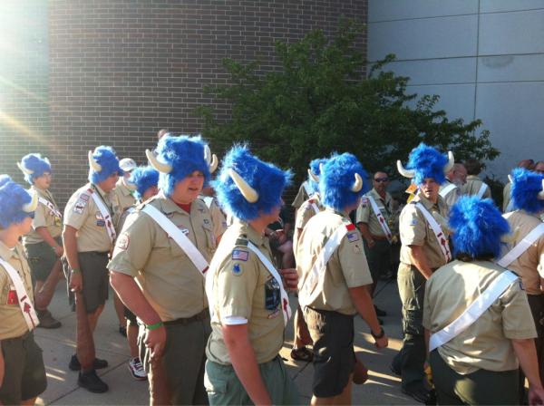 ClassBPacks's tweet image. RT @classb: Check out Coosa Lodge's hats! Waiting outside Breslin for the @noac opening show. :D #NOAC2012