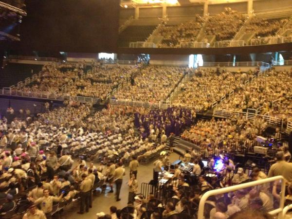 ClassBPacks's tweet image. Look at all those people! RT @kevinmontano: @noac opening show! #NOAC2012