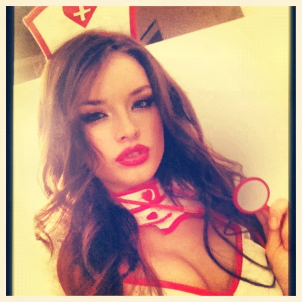 From today's costume shoot 🔥❤ http://t.co/uE0bDe4z