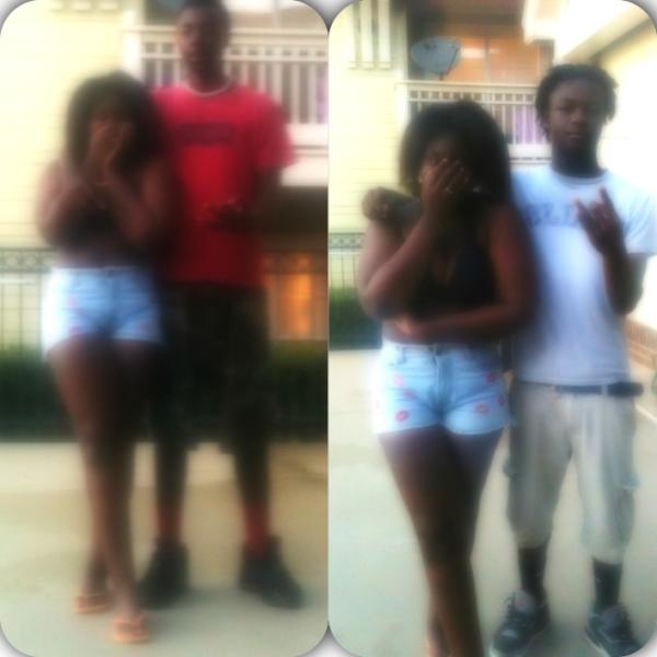 SlapDaddy_Bitch's tweet photo. Me &amp; My Nigga @TheBigSipper 
Me &amp; My Bestfriend  @heisman_boi http://t.co/qS2stL3U