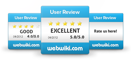 Webwiki_en's tweet image. Let users rate your business or service on Webwiki and attract new customers.
More at: bit.ly/NFMCgL