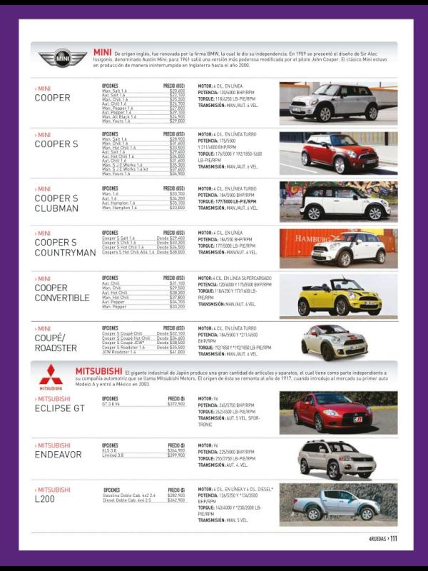 BMWINTERLOMAS's tweet photo. Lista de precios MINI http://t.co/eUu4yiXi