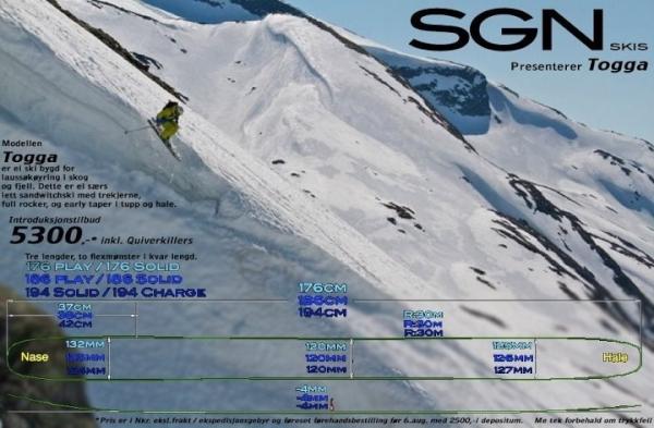 1coldturkey's tweet photo. #SGNskis first model ready for preorder! Grab a pair if you have a pair :) http://t.co/xEztdEwm