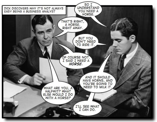 It's one of these days again ... Not always easy being a Business Analyst ...
#entarch