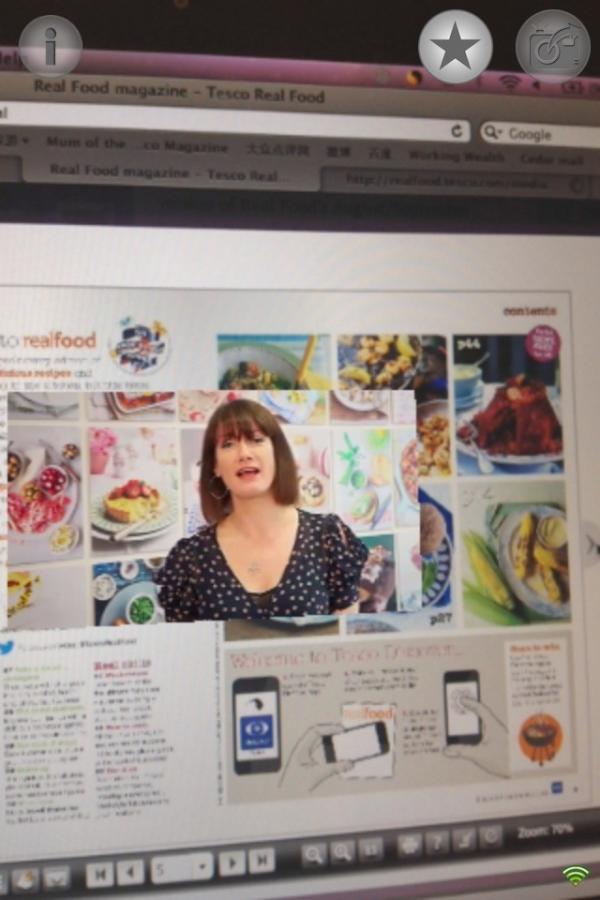 This is just amazing! New way of "reading" via Tesco Discover. #amazingARtech