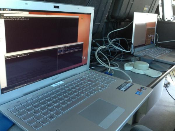graal_lab's tweet image. Slimport/Slimcheck, arm control laptops.