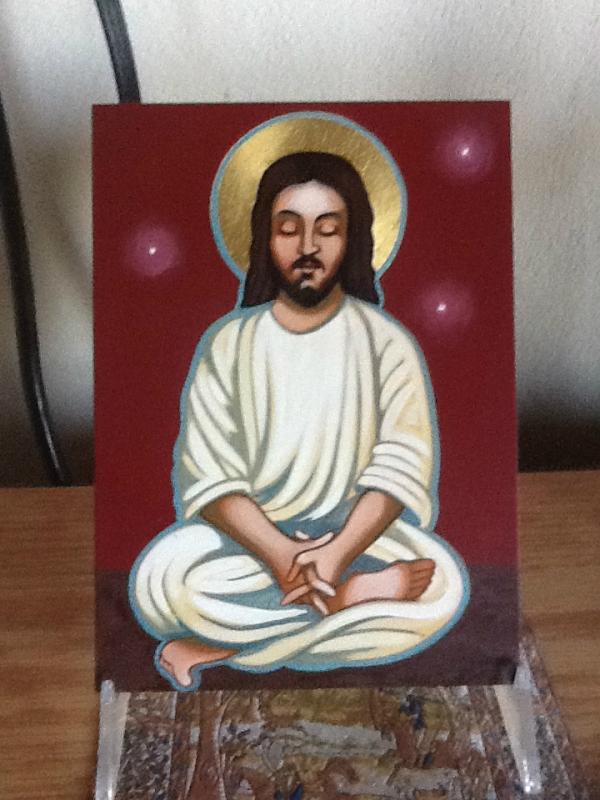 Reading Adrienne Von Speyr's vision of San Ignacio on his Feast Day. New work seen here of "Jesus: Listen and Pray".