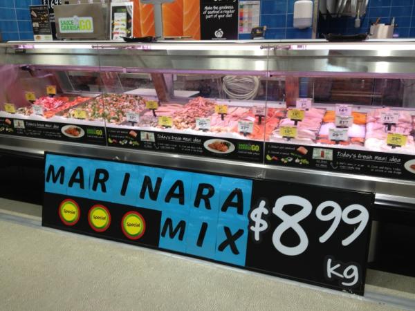 ChrisBarrett16's tweet photo. Great price on Marinara mix $8.99 at Oakleigh South this week @MhudsonCom http://t.co/BJCNOhe8