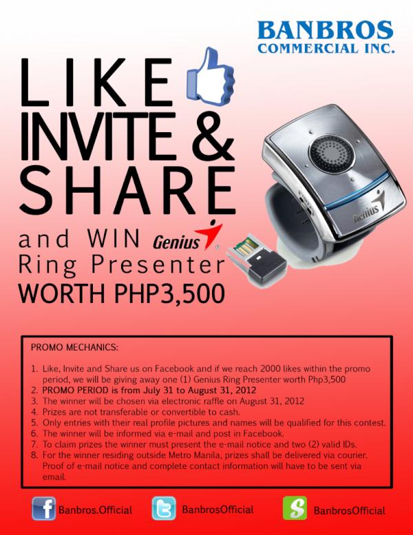 banbrosofficial's tweet photo. LIKE, INVITE &amp; SHARE! :) http://t.co/OmNGhG1p