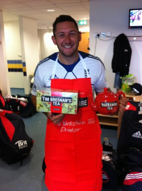 Our new tea boy is a bit of a unit...
