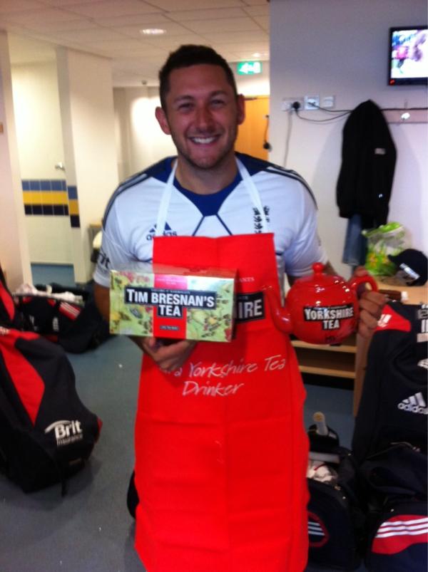 timbresnan's tweet photo. Happy Yorkshire day everybody. And what a nice surprise from @YorkshireTea my very own blend  Thanks guys love it. http://t.co/IwgGIE93