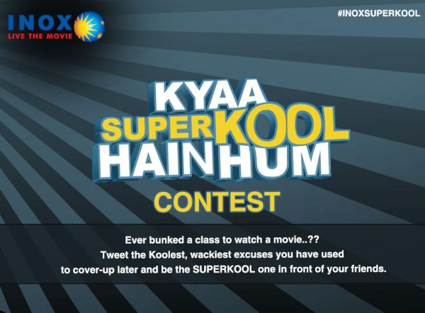Contest begins now! Check the pic for details and get your funny on. RT this to enter contest and use #INOXSUPERKOOL.
