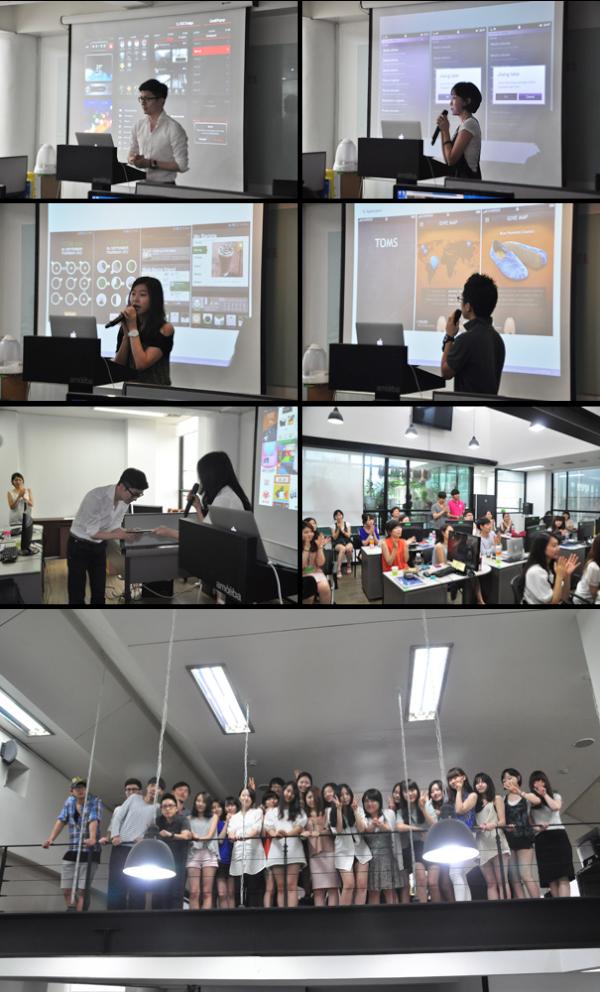 UxAcademy's tweet photo. 8월 1일, ㈜아메바에서 운영하는 UX 전문학원인 A UX A(Amoeba UX Academy)에서는 30명의 수료생과 멘토들이 참석한 가운데 제3기 대학생반 수료식이 진행되었습니다. http://t.co/0OLgHifg