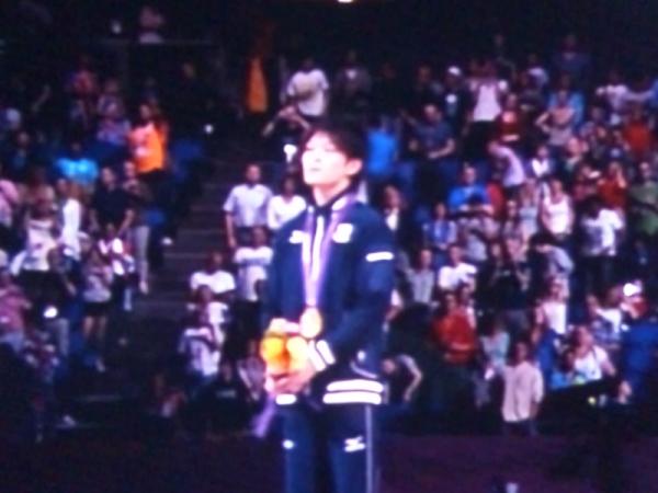 kinniku88's tweet photo. 体操内村、筋メダル(T_T) http://t.co/AWOJfkXU