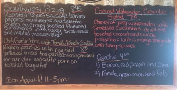 Today's menu, sorry for the delay (still getting used to tweeting)