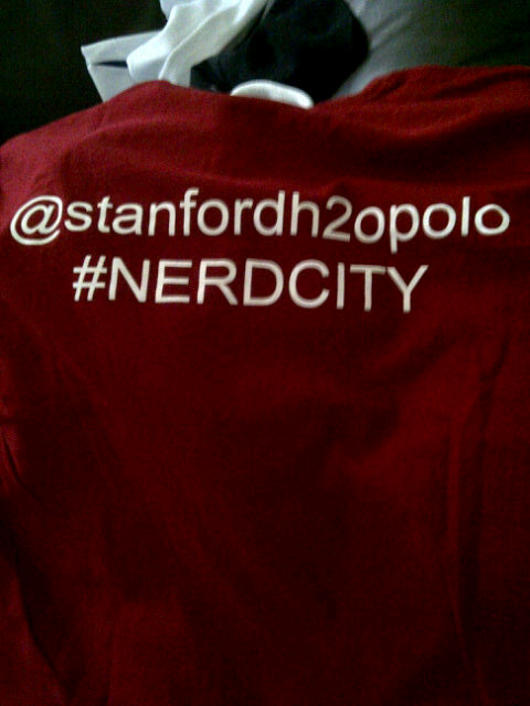 chiney's tweet photo. “@suathletics: 10 minutes until @Stanfordh2opolo fuels this #USA v. Spain game! #Cardinal2012 http://t.co/X4MNAGcr” <= LETSGO Nerd City!