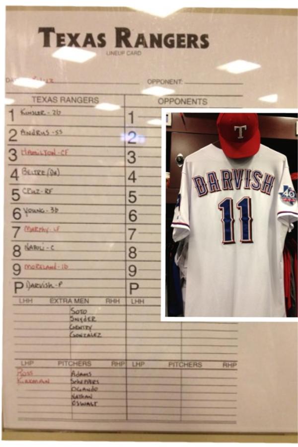 Rangers's tweet photo. Angels vs. Rangers. Richards vs. @faridyu. Tonight at 7:05pm on #FSSW or @MLBTV. #LetsGoRangers http://t.co/GYPLFGCg