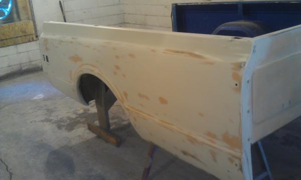 oldgreen's tweet photo. Bed ready for paint. http://t.co/1MUH0Uv7