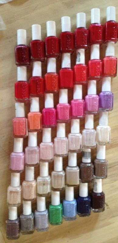 EssieFan's tweet image. My BFF is #AddictedTo #Essie also. Her collection...with the six new colors I sent her last week 💗
