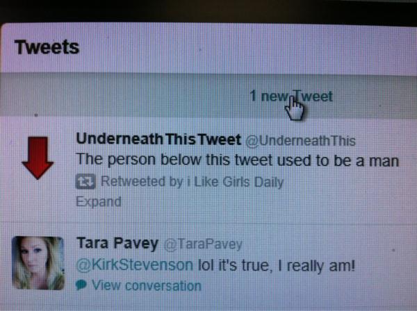KirkStevenson's tweet photo. @TaraPavey hahahahahaha http://t.co/TMjrQ20h