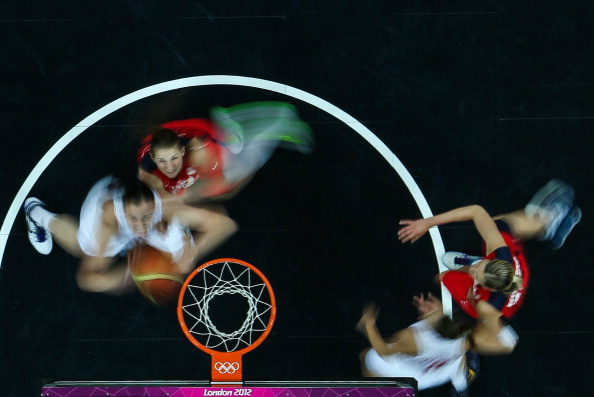 l2012bballcam's tweet photo. Ok girls, just remember: you’re aiming for the hoop, not the camera. #London2012 http://t.co/cPyCKyH7