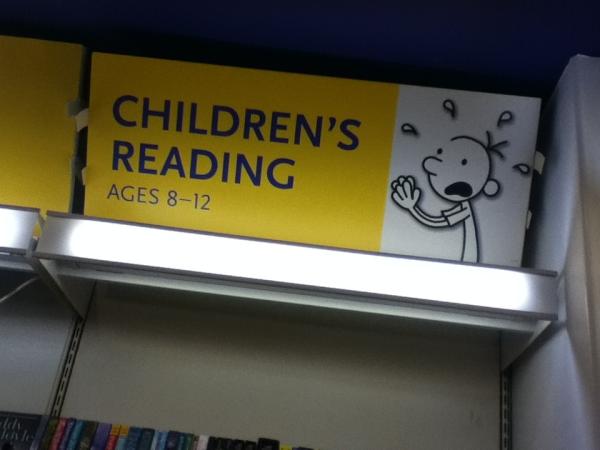 TeamRodrick's tweet photo. no book store can tell me i'm too old for the Wimpy Kids books. bunch o' lies! #1day #TeamRodrick #wimpykidatheart http://t.co/XtsAfXxQ