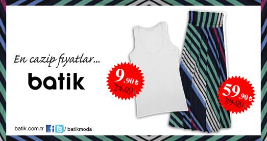 Seçili ürünlerde cazip fiyatlar, bu fırsat sadece Optimum Batik mağazalarında var.