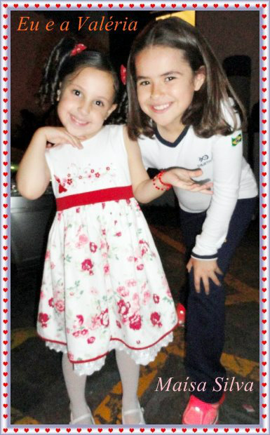 Maisa_SBT's tweet photo. Boa tarde! acabei de chega da escola,e olha quem eu encontrei aqui na minha casa...a fofa da @MilenaCantoraOff http://t.co/3gEygk5B