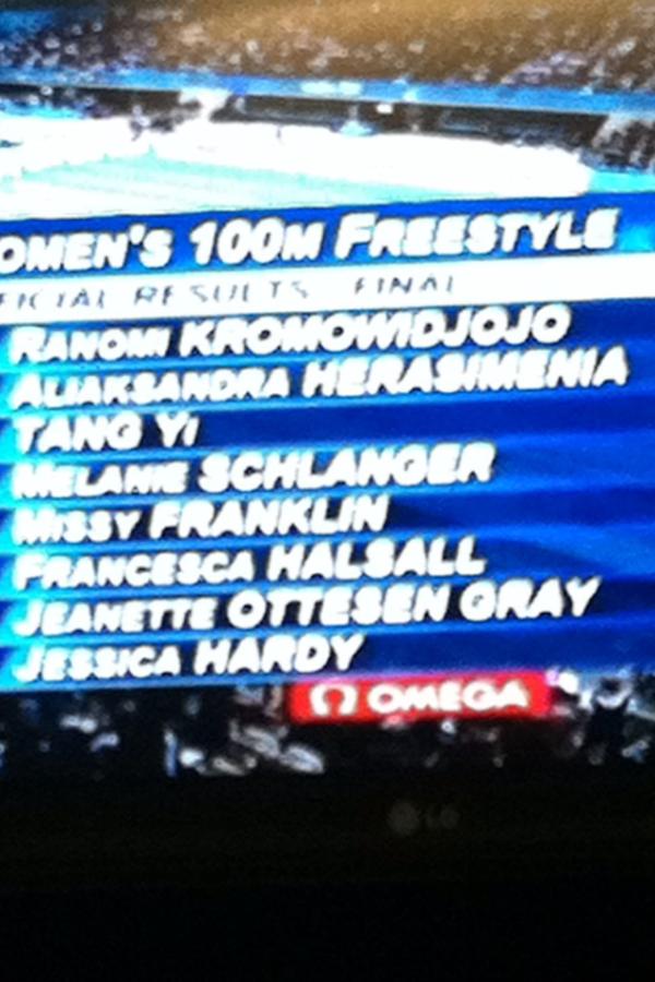 AMart221's tweet image. Way to go Ranomi Kromowidjojo and Aliaksandra Herasimenia #sweetnames