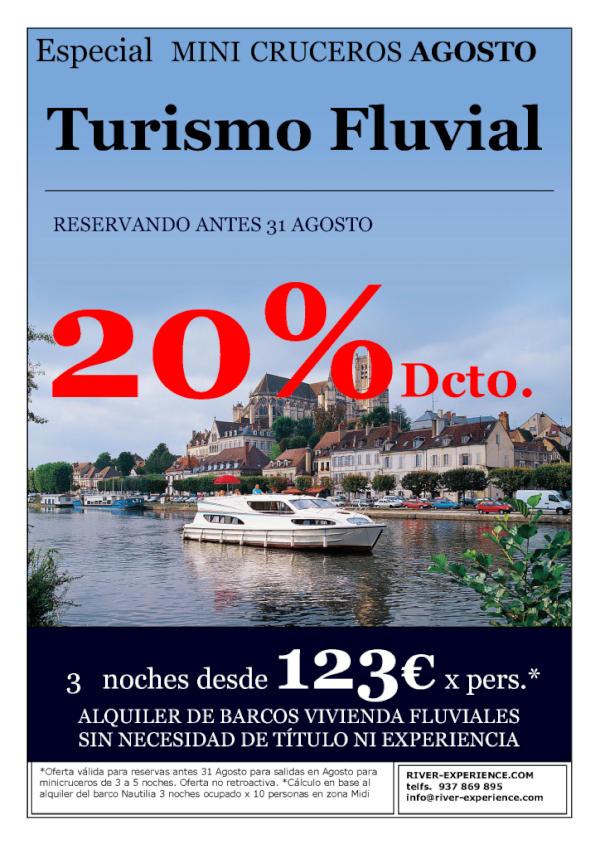 TurismeFluvial's tweet photo. Amics del #turismefluvial ja teniu disponible al web les promocions pel mes d'Agost  http://t.co/dQv39BM9 http://t.co/OiQKJeJ8