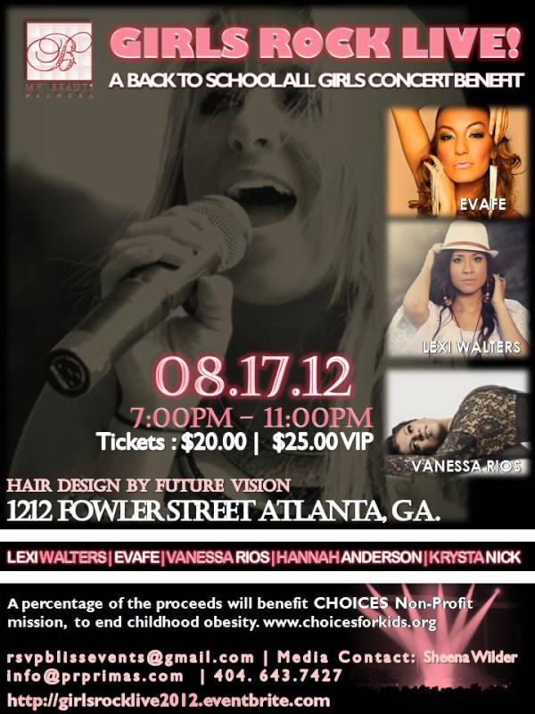 TheBeautifulRK's tweet photo. GIRL ROCK LIVE! Back to School All Girl Concert 08.17th Atl $15 Ticket sales ends...go to eventbrite today http://t.co/tYH6ZFU2